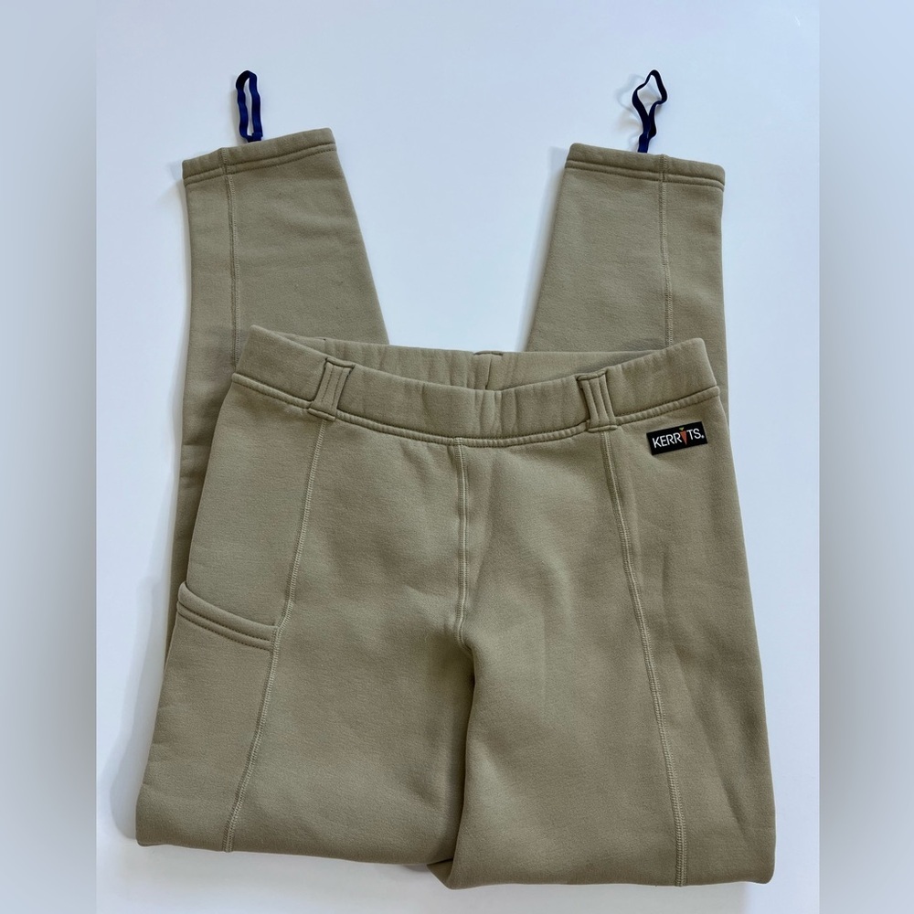 Kerrits Riding Equestrian Pants Size XL Beige Brown Girls Kids